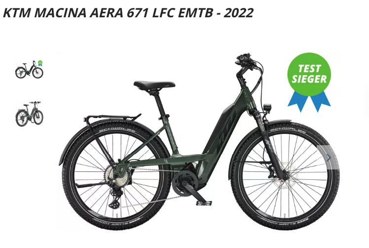 Das KTM Macina Aera 671 LFC ist ein kraftvolles City e-bike