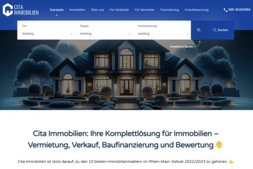 Cita Immobilien – Ihr Schlüssel zum Immobilienmarkt im Rhein-Main-Gebiet
