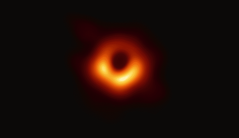 schwarzes loch unserer galaxie foto 2019