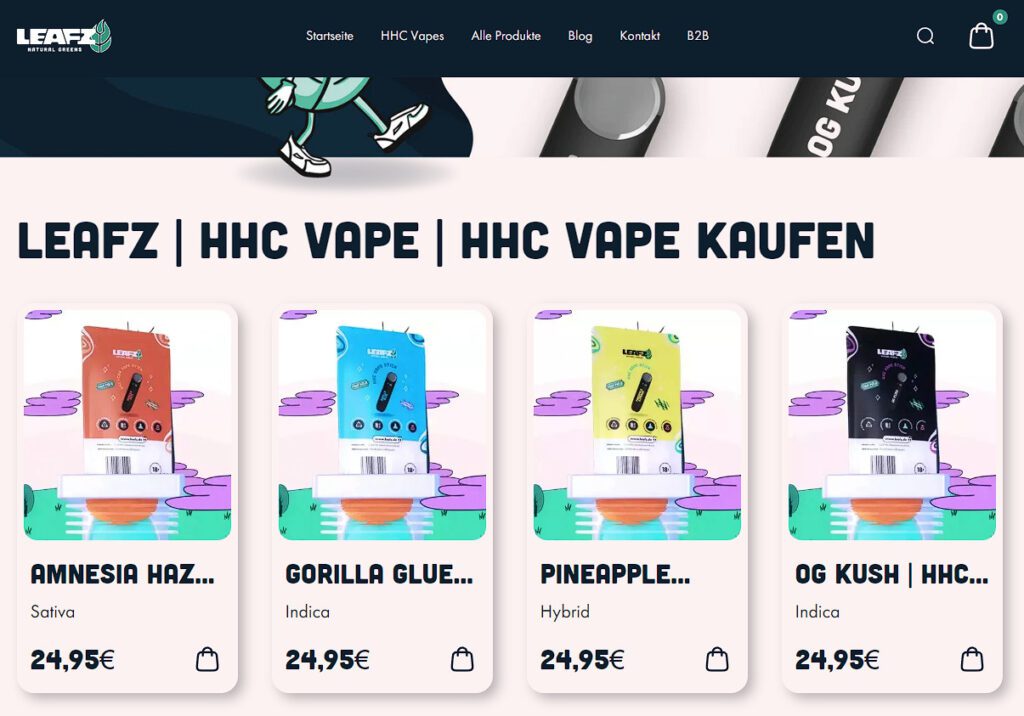 hhc kaufen online shop leafz collection