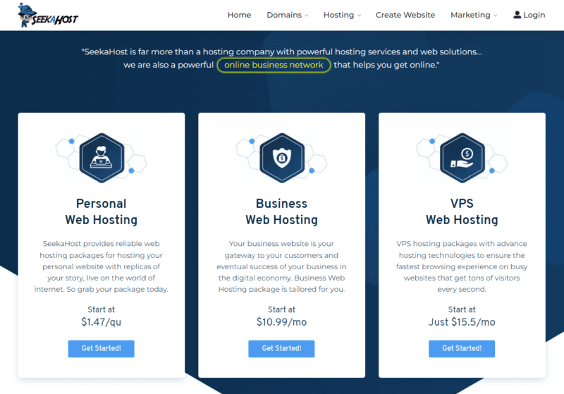 Personal Business VPS Hosting