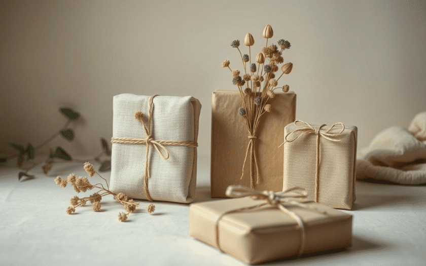 Zero Waste und Minimalismus: Geschenke stilvoll verpacken