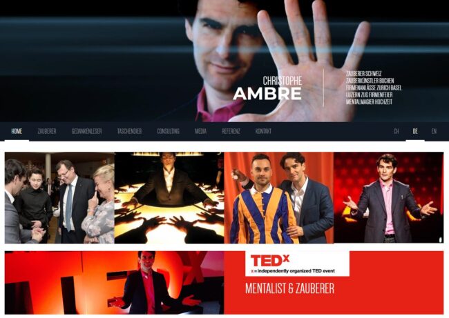 Von der Schweiz auf die Weltbühne: Christophe Ambres magische Reise